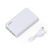 Power bank de Plástico com Lanterna 3.000 mAH - A2063